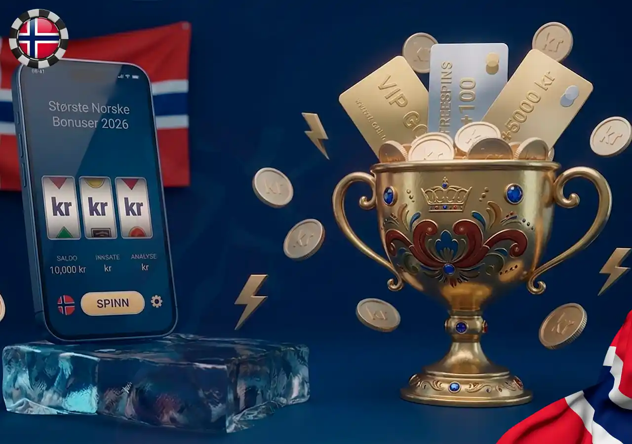 Ulike bonustyper som velkomstbonus og free spins i Norge.